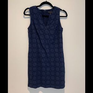 Blue Dress- Cute Design Very Flattering